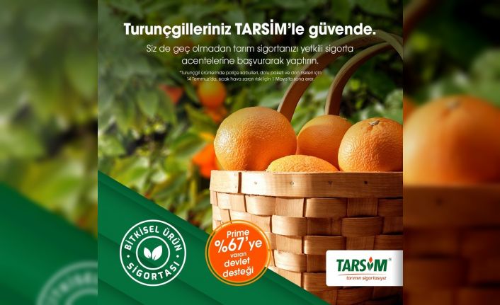 TARSİM: “Turunçgilleriniz güvende”