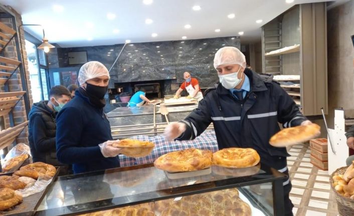 Terme’de fırınlara Ramazan denetimi