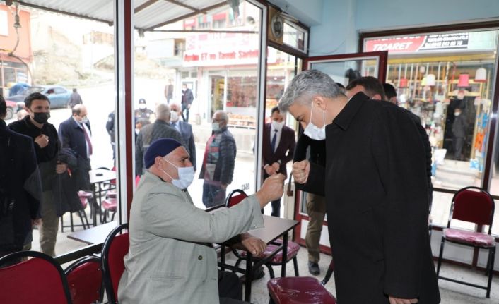 Vali Makas, Üzümlü’de incelemelerde bulundu