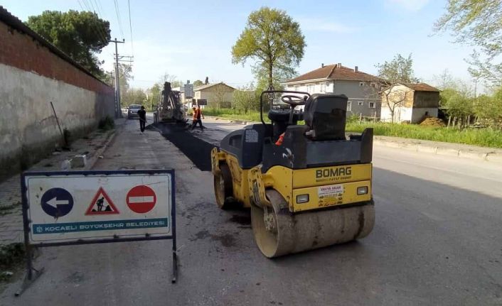 Büyükşehir’den İzmit ve Kartepe’de yol çalışmaları