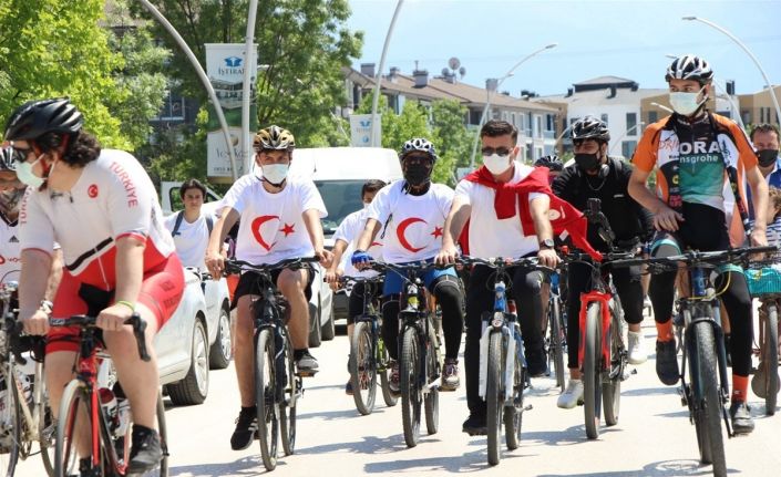 Düzce’de pedallar 19 Mayıs için döndü