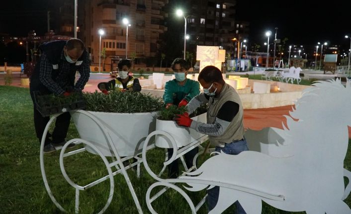 Haliliye’de parklar peyzaj çalışmaları ile güzelleşiyor