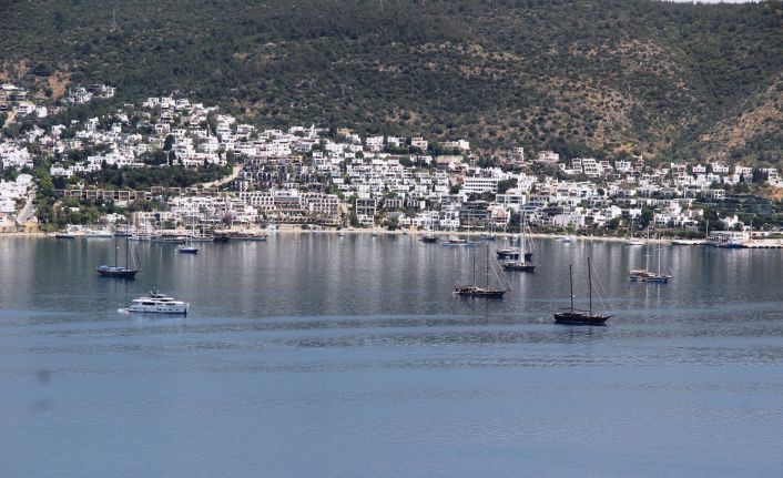 Lüks yatlar Bodrum’u mesken tuttu