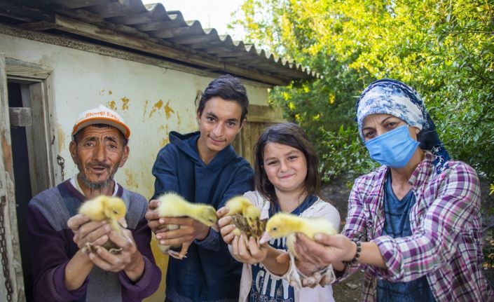 Mersin’de üretici kadınlara kaz desteği