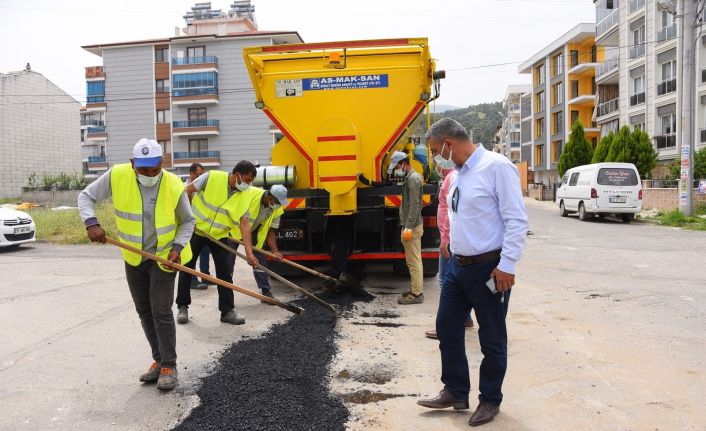 Salihli’nin asfalt robotu göreve başladı