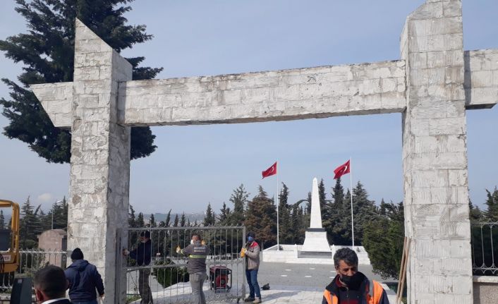 Tarihi ve kültürel mekanlar ile şehitliklerde kapsamlı bakım çalışması