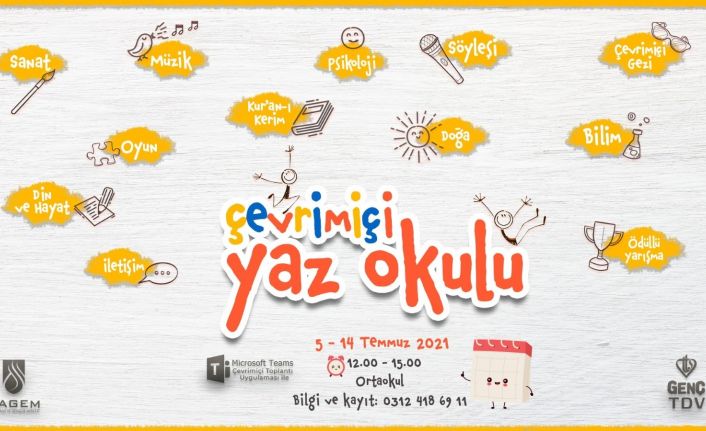 TDV KAGEM bu yaz da gençlere ev sahipliği yapacak