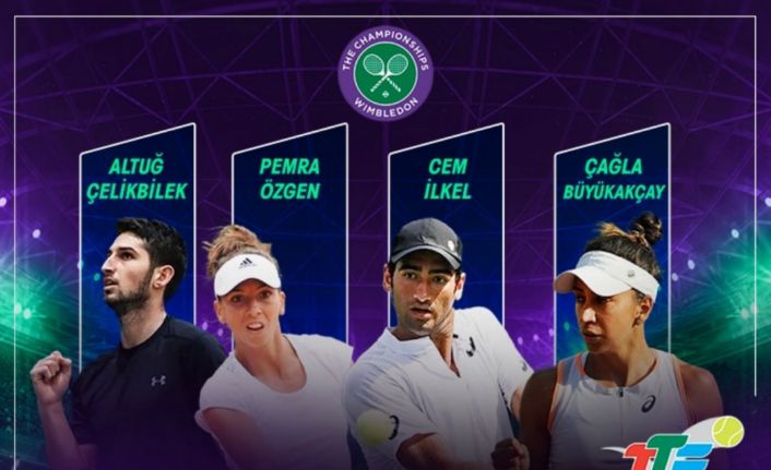 Wimbledon elemelerinde 4 Türk