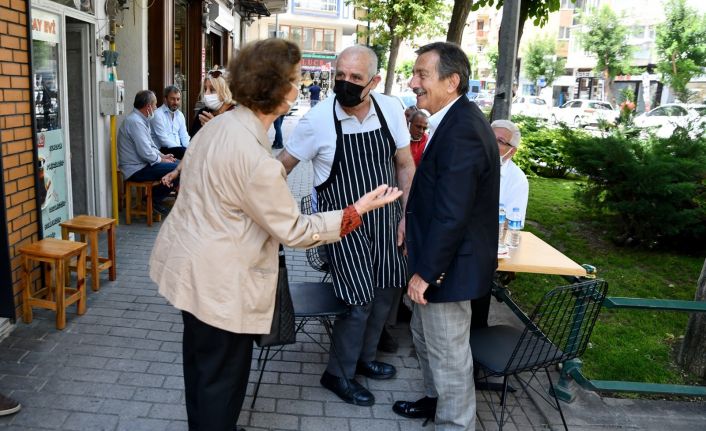 Başkan Ataç’tan kent esnafına ziyaret