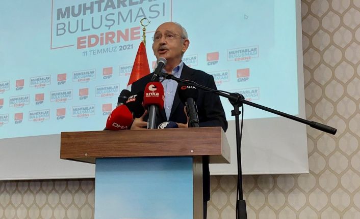 CHP Genel Başkanı Kılıçdaroğlu, muhtarlarla bir araya geldi