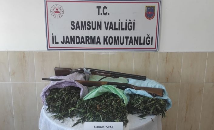 Samsun’da 13 bin 240 gram esrar ele geçirildi