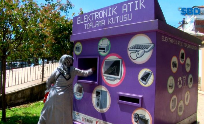 30 ton elektronik atık geri dönüşüme gönderildi