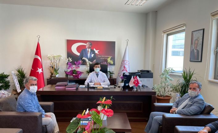 Başkan Özdoğan’dan Şehir Hastanesi Başhekimi Silay’a ziyaret