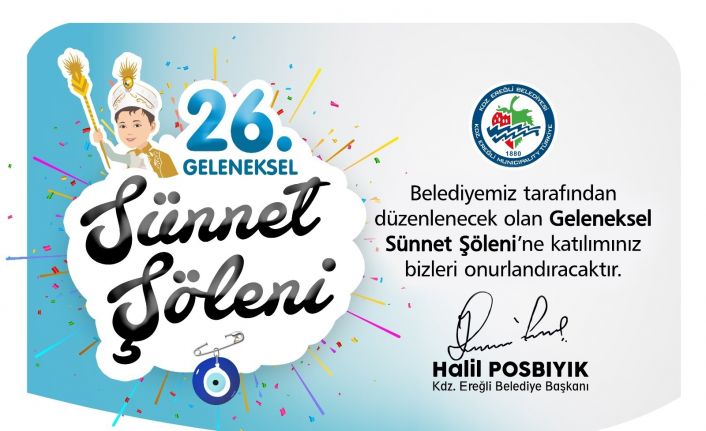 Ereğli’de sünnet şöleni yapılacak