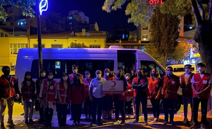 Genç Kızılay, Bozkurt’a nöbeti devralmak üzere yola çıktı