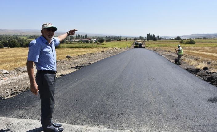 İnönü’nün o bölgesinde sıcak asfalt çalışmalarında sona yaklaşıldı