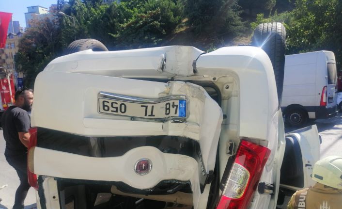 Kağıthane’de feci kaza kamerada