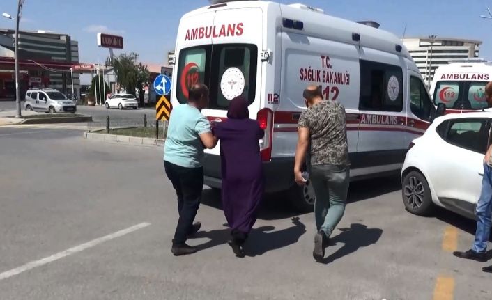 Kaza yapan kocasını öldü sanıp ambulansın peşine koştu