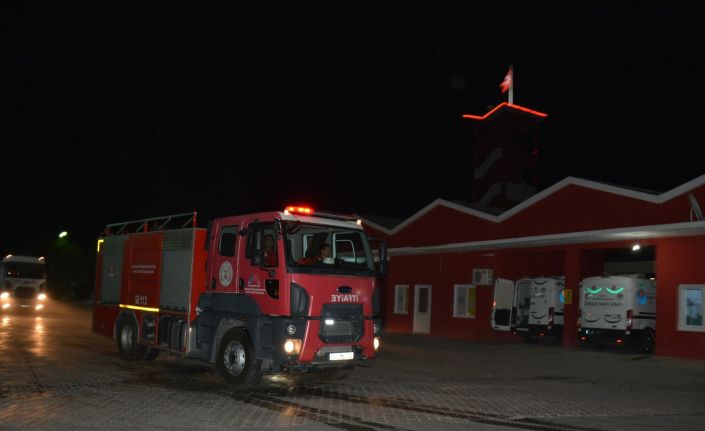 Mersin’den Tunceli’deki yangınla mücadeleye destek