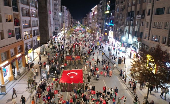 Sivas’ta fener alayı güzel görüntüler oluşturdu