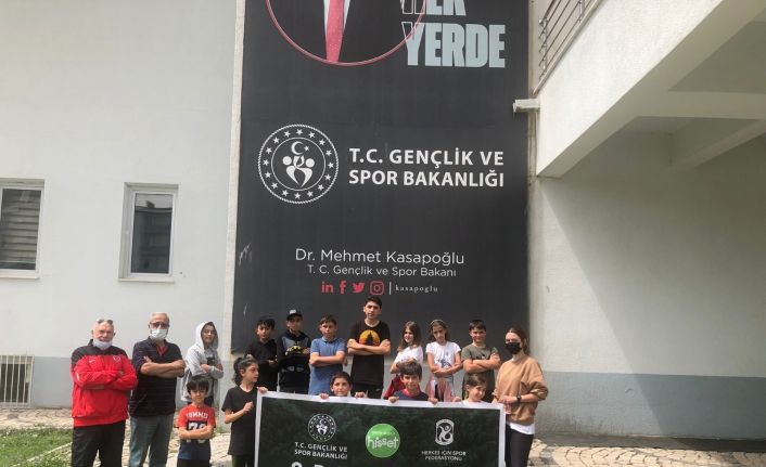 Sporcular orman yangınlarına dikkat çekti
