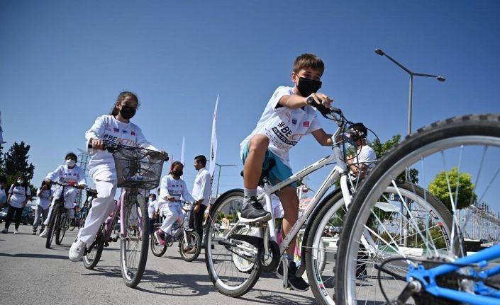 "Avrupa Spor Haftası" etkinlikleri kapsamında bisiklet turu düzenlendi