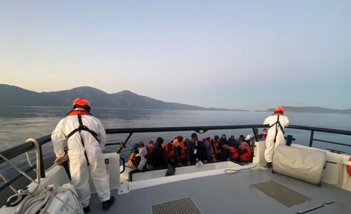 Aydın’da 120 düzensiz göçmen kurtarıldı