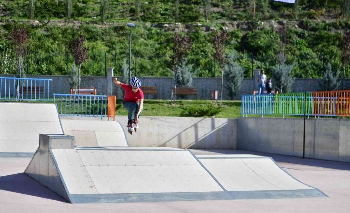 Mamak’taki Macera Parkı’nda adrenalin tavan yaptı