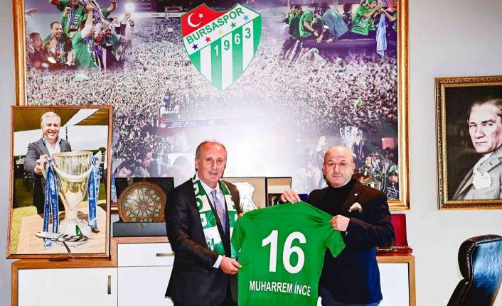 Muharrem İnce, Bursaspor’u ziyaret etti