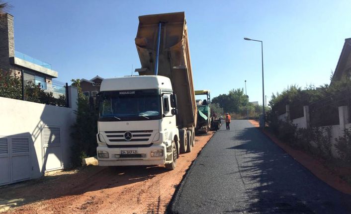 Nilüferköy’ün yolları sıcak asfaltla kaplandı