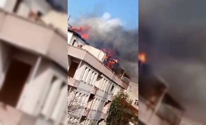 Avcılar’da korkutan yangın: 1 itfaiye eri yaralandı