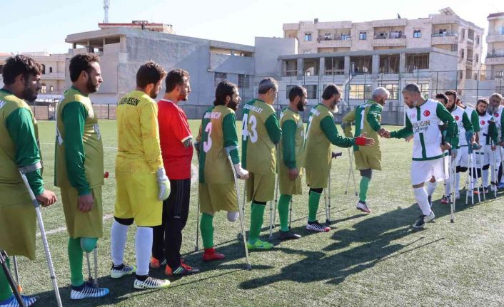 Afrin’de ampute futbol maçı düzenlendi