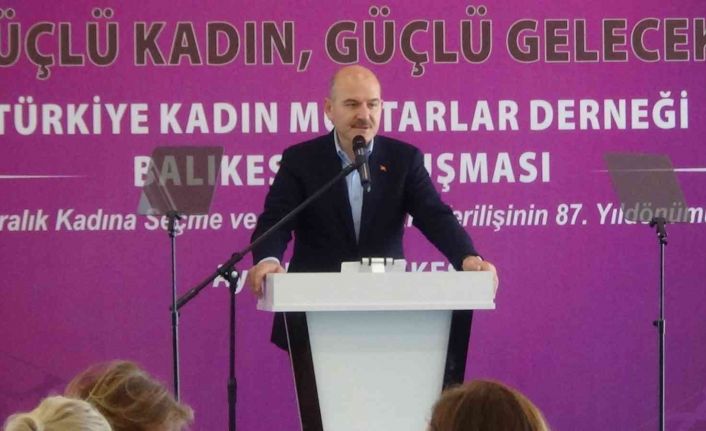 Bakan Soylu: “Kadını ve erkeğiyle Türkiye’yi büyütebilirsiniz”