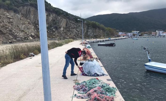 Balıkçıların ağları denetlendi