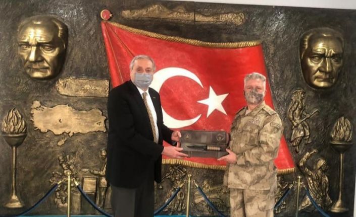 Başkan Bakkalcıoğlu’ndan, Tuğgeneral Çolak’a ziyaret