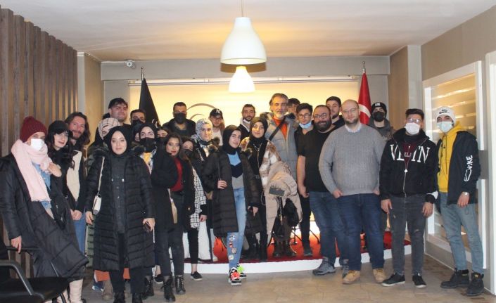 Bayburt Üniversitesi öğrencilerinden Ajans Orkestra’ya ziyaret