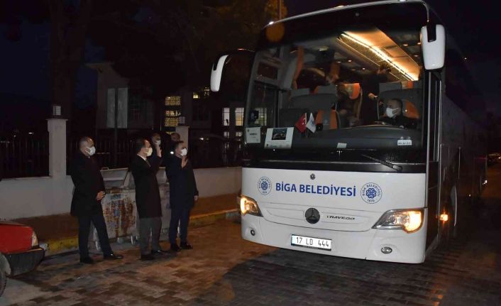 Biga’lı öğrenciler Çanakkale Şehitliğini gezdi