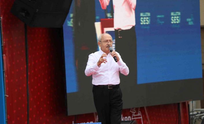 CHP Lideri Kılıçdaroğlu’nun Mersin mitingi