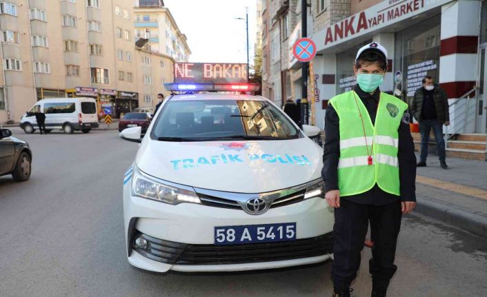 Engelli kız çocuğunun polis olma hayali gerçek oldu