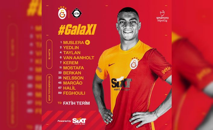 Galatasaray’da 4 değişiklik