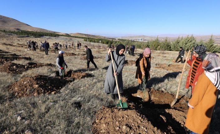 Gençler yeşillendirmeye destek