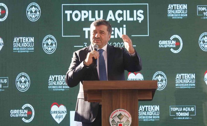 Giresun Belediyesi’nden toplu açılış