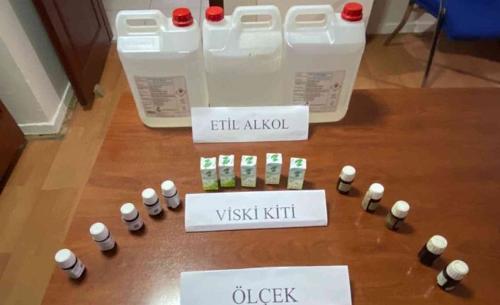 İskilip’te sahte alkol operasyonu