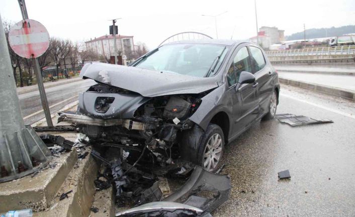 Malkara’da trafik kazası: 1 yaralı