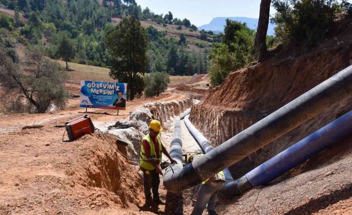 MESKİ Tarsus’taki içme suyu çalışmalarını sürdürüyor