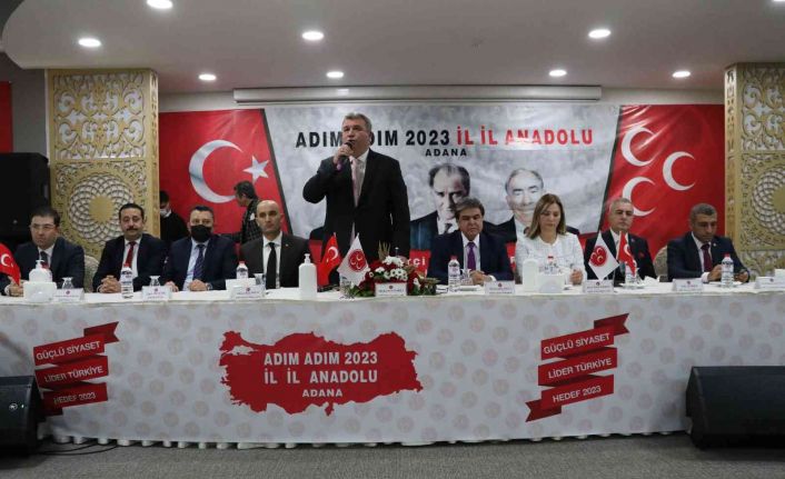 MHP’nin ‘Adım Adım 2023, İl İl Anadolu’ heyeti Adana’da