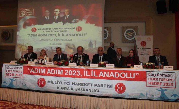 MHP’nin "Adım Adım 2023, İl İl Anadolu" programı Konya’da düzenlendi