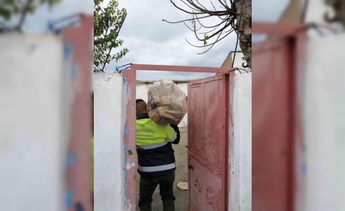 Nazilli Belediyesi, 617 aileye yakacak yardımında bulundu