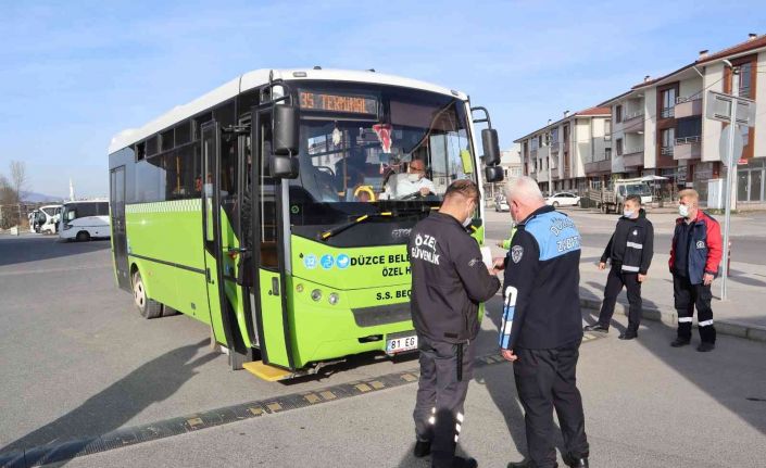 Otogarda hijyen denetimi