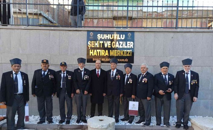 Şuhut’ta Şehit ve Gaziler Hatıra Merkezi dualarla açıldı